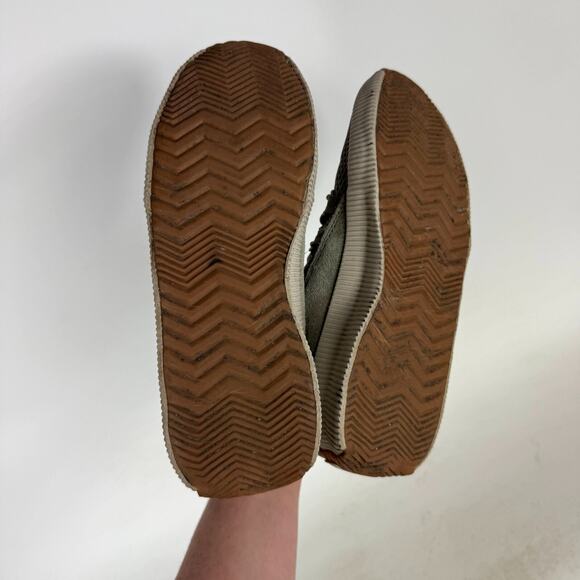 Sorel Out N About Athletic Shoes Womens 6.5 Olive Green Mesh Low Top Sneakers - Picture 9 of 11